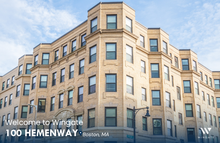 Wingate Multifamily, LLC acquires 100 Hemenway