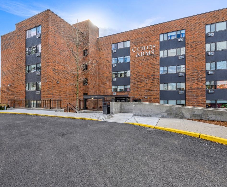 exterior view of the property