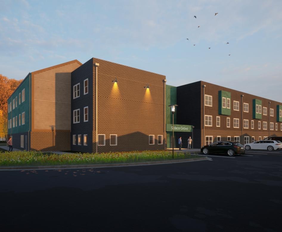 exterior view of the property